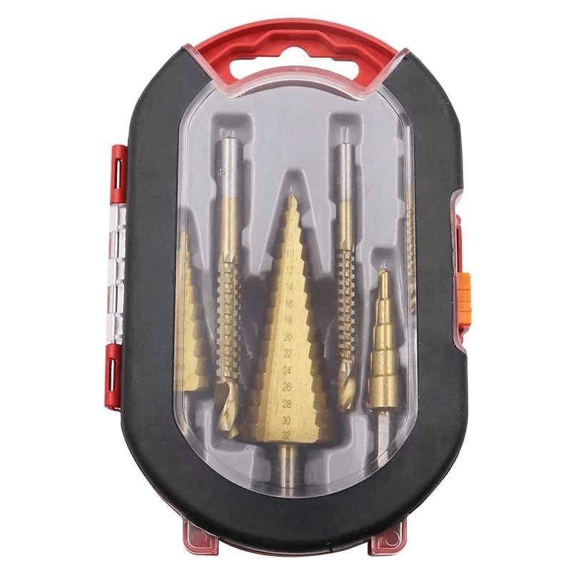 Drill Any Size Hole in Seconds – Titanium Step Bit Set