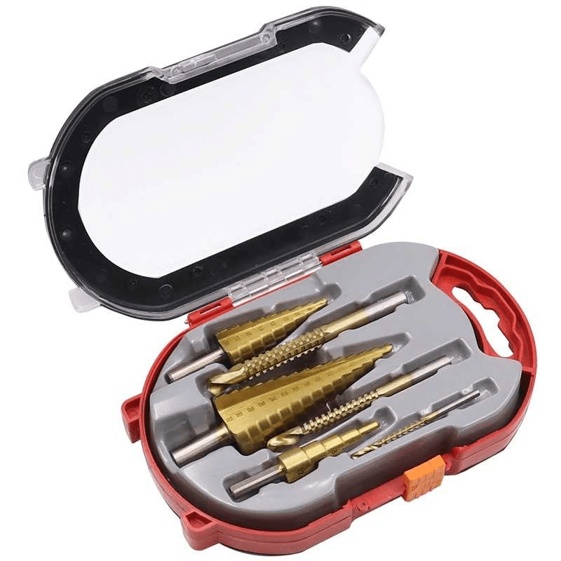 Drill Any Size Hole in Seconds – Titanium Step Bit Set