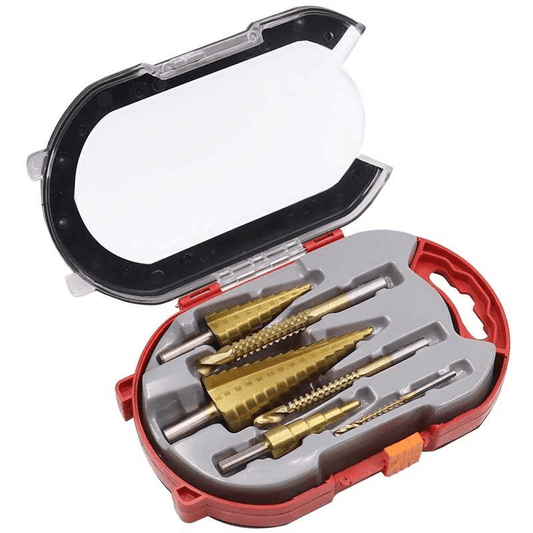 Drill Any Size Hole in Seconds – Titanium Step Bit Set